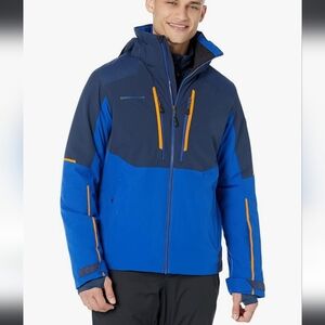 NWT Men's OBERMEYER FOUNDATION Blue & Orange Jacket